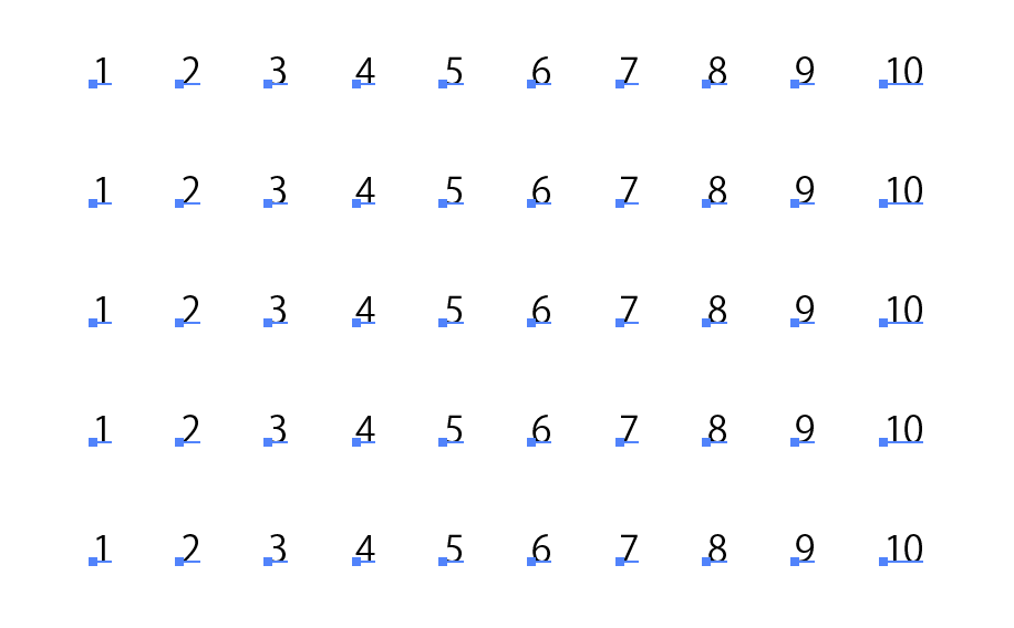 Adobe Illustratorで数字番号のナンバリングスクリプト